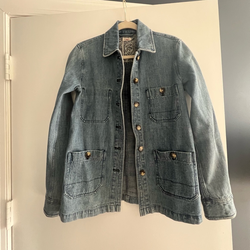 Faherty Brand Denim Chore Jacket